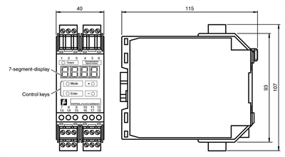 Pepperl+Fuchs KFU8-FSSP-1.D Frequency Voltage/Current Converter