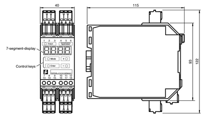 Pepperl+Fuchs KFU8-FSSP-1.D-Y322444 | Frequency Voltage/Current Converter 40 kHz