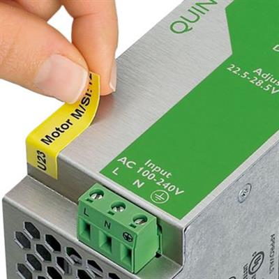 Phoenix Contact-0803936 MM-EMLC (EX18)R C1 WH/BK - Kumaş etiket