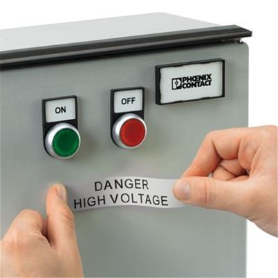 Phoenix Contact-0803939 MM-EMLF (EX18)R C1 WH/BK - Etiket, oldukça esnek