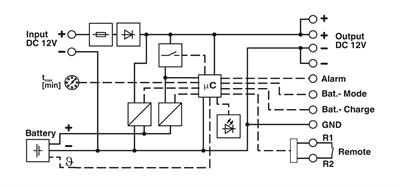Phoenix Contact- 1082548 STEP-UPS/12DC/12DC/4/46WH - Kesintisiz güç kaynağı