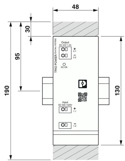 Phoenix Contact 1107892 TRIO-PS-2G/1500DC/24DC/1.5 – DC/DC Güç Kaynağı