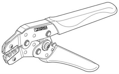 Phoenix Contact 1212053 İzoleli Pabuç Sıkma Pensesi CRIMPFOX-RCI 2,5