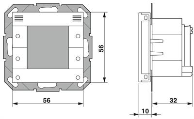 Phoenix Contact-1222440 ERS 1000-L WH - Oda operatör paneli