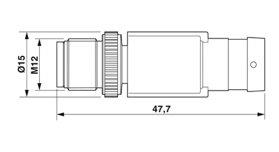 Phoenix Contact 1524381 NBC-M12MSD/5,0-93B/M12MSD PROFINET & EtherCAT® 4 Pinli M12 Data Kablosu – 5m, Yeşil, Ekranlı, IP67