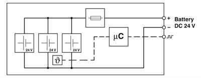 Phoenix Contact- 1460923 UPS-BAT/LI/24DC/284WH - Akü modülü