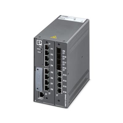Phoenix Contact-1471547 FL SWITCH EP6412-4GSFP-HV - Industrial Ethernet Switch