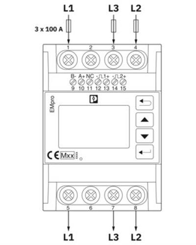 Phoenix Contact-1674511 Enerji sayacı  EEM-XM357 - Ölçü cihazı