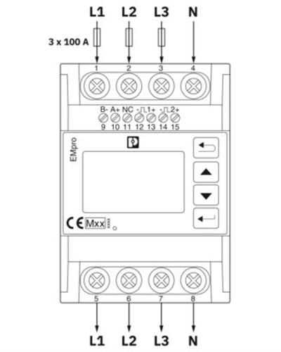 Phoenix Contact-1674511 Enerji sayacı  EEM-XM357 - Ölçü cihazı