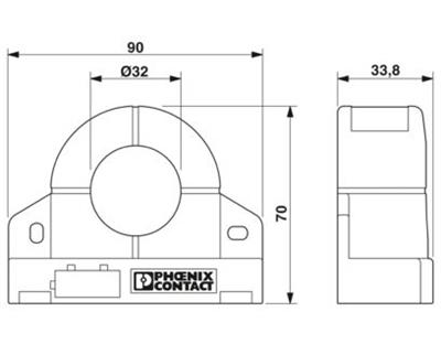 Phoenix Contact-2308027 Üniversal akım transdüseri MCR-SL-CUC-100-I