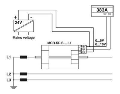 Phoenix Contact-2813457 Akım ölçüm transdüseri  MCR-SL-S-100-U