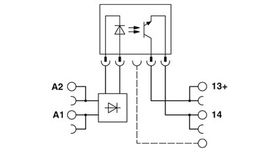 Phoenix Contact 2900364 PLC-OPT- 24DC/ 24DC/2 - Solid-state röle modülü