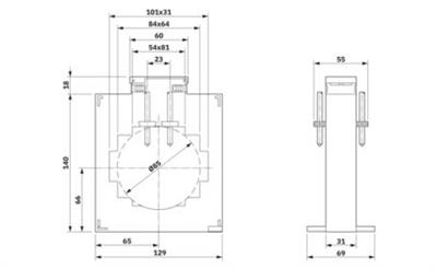 Phoenix Contact-2905889 Akım trafosu  PACT MCR-V2-10020-129-2000-1A1