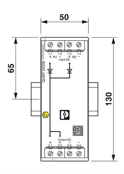 Phoenix Contact 2907719 QUINT DIODE 12-24V 2x20A / 1x40A Yedekleme Modülü
