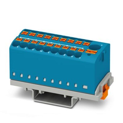 Phoenix Contact 3273112 PTFIX 6/18X2,5-NS35 BU Dağıtım Bloğu  | 19 Bağlantı, 690V