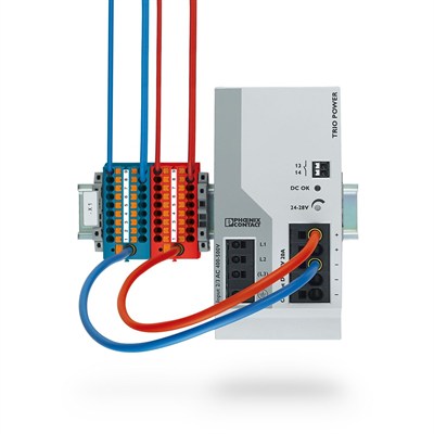 Phoenix Contact 3273222 PTFIX 6/12X2,5-NS35A BU Dağıtım Bloğu | 13 Bağlantı, 690V