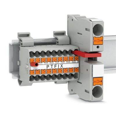 Phoenix Contact 3273220 PTFIX 6/12X2,5-NS35A GY Dağıtım Bloğu | 13 Bağlantı, 690V