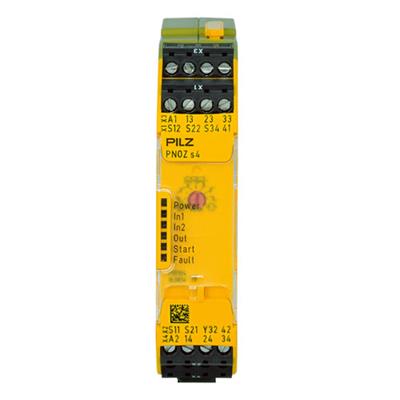 PİLZ-750104 PNOZ s4 24VDC 3 n/o 1 n/c-PNOZsigma emniyet rölesi