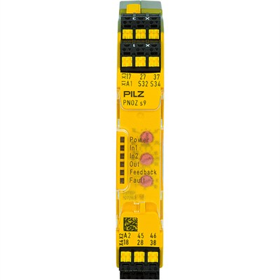 Pilz 751109 PNOZ s9 C 24VDC Emniyet Rölesi 3 NO 1 NC Zaman Ayarlı