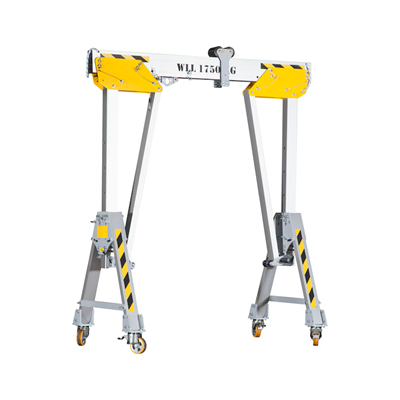 PLANETA 77000095 RLPK‑S‑6 alüminyum köprülü vinç, 750 kg taşıma kapasitesi