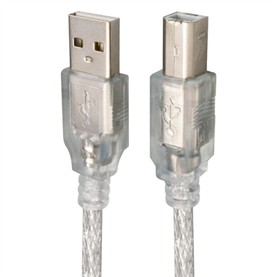 Powermaster PM-13012 Şeffaf 1.5 Metre USB 2.0 Yazıcı Kablosu