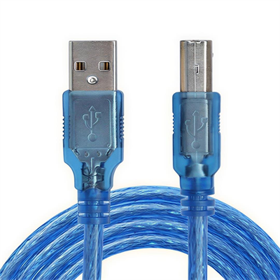 PowerMaster PM-3267 3 Metre Şeffaf Mavi USB 2.0 Yazıcı Kablosu