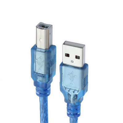 PowerMaster PM-3267 3 Metre Şeffaf Mavi USB 2.0 Yazıcı Kablosu
