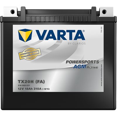 Powersports AGM Active 12V 18Ah 310 A – TX20H (FA) | Motosiklet & ATV Aküsü