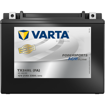 Powersports AGM Active 12V 21Ah 330 A – TX24HL (FA) | Motosiklet & ATV Aküsü