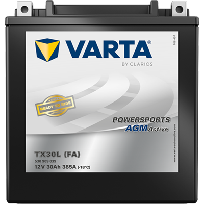 Powersports AGM Active 12V 30Ah 385 A – TX30L (FA) | Motosiklet & ATV Aküsü