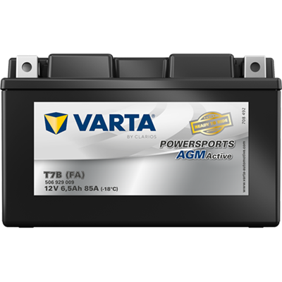 Powersports AGM Active 12V 6,5Ah 85 A – T7B (FA) | Mini Motosiklet & ATV Aküsü
