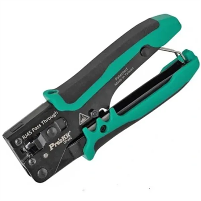Proskit CP-342 Mini RJ45 Sıkma Pensesi 4 Fonksiyonlu Geçişli Konektör