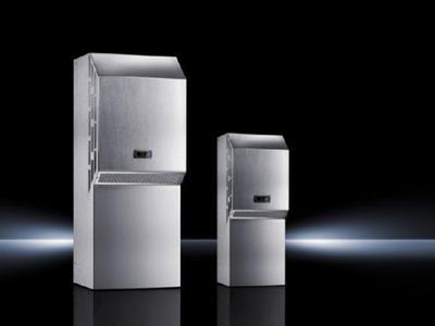 Rittal SK 3328.544 Blue e Yan Panel/Kapı Monteli Klima – NEMA 4X, 2,0 kW, 400 V, Paslanmaz Çelik