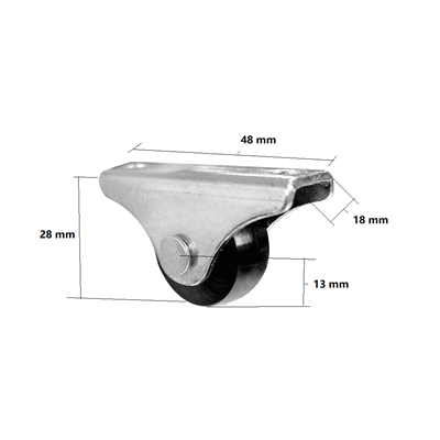 Sabit Maşalı Teker 28mm