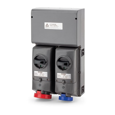 Scame 579.EX40-162 45A 400V Ex Dağıtım Panosu 2x16A 2P+E ve 2x32A 3P+N+E IP66 IK10