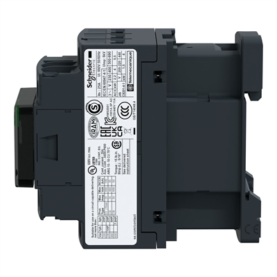 Schneider LC1D09B7 4 kW 9 A 3 Kutuplu 3 NO 24 V AC TeSys D Kontaktör