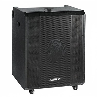 Shile SL-9 400W Aktif Kule Ses Sistemi 2 Adet Kablosuz Mikrofonlu Tekerlekli MDF Kasa Bluetooth/TWS/DSP Destekli PA Seti