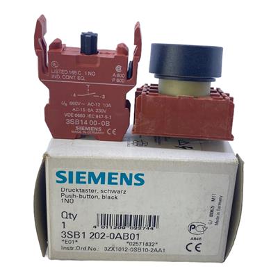 Siemens 3SB1202-0AB01 Komple Start-Stop Butonu Siyah