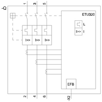 Siemens 3VA2612-5HL32-0AA0 Kompakt Şalter 1250A. 55kA ETU320