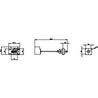 Siemens 3VA9467-0FK21 Döner Kurma Kolu Milli Gri