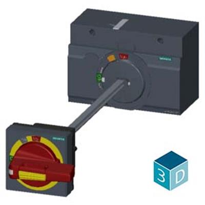 Siemens 3VA9467-0FK25 Döner Kurma Kolu Milli Sarı/Kırmızı
