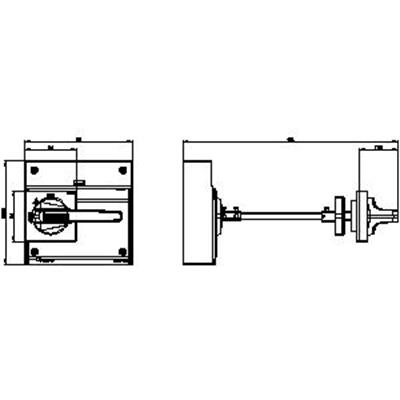 Siemens 3VA9687-0FK21 Döner Kurma Kolu Milli Gri