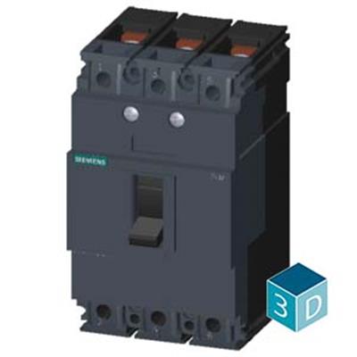Siemens 3VM1080-3ED32-0AA0 Kompakt Şalter 80A. 25kA TM210 Ayarsız