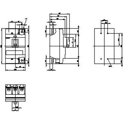 Siemens 3VM1340-4EE32-0AA0 Kompakt Şalter 400A. 36 kA TM220