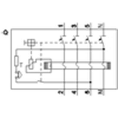 Siemens 5SV4642-0 3x25A 300mA 3F N 70mm Kaçak Akım Rölesi