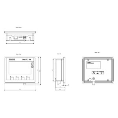 Siemens 6AV2123-2DB03-0AX0 HMI KTP400 Basic PN 4.3” Dokunmatik Panel PROFINET