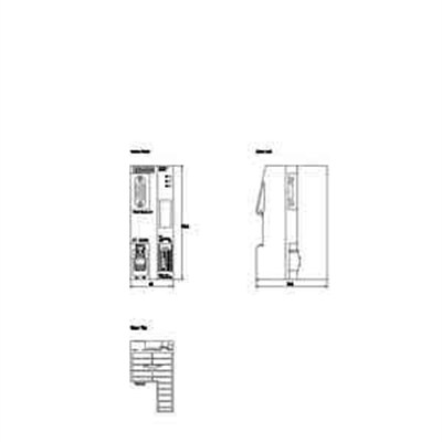 Siemens 6ES7151-1CA00-0AB0 ET200S IM151-1 Basic Arayüz Modül-KUTUSUZ