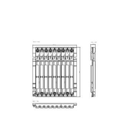 Siemens 6ES7400-1JA01-0AA0 S7-400 UR2 Rack 9 Slot