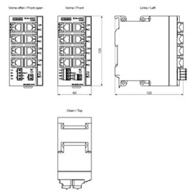 Siemens 6GK5208-0BA10-2AA3 SCALANCE X208 Yönetilebilir 8 Port IE Anahtarı