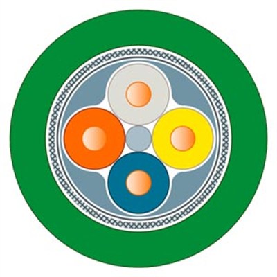 Siemens 6XV1840-2AH10 Endüstriyel Ethernet FC TP Standart Kablo – Cat5e, 4 Damarlı, Koruma Kalkanlı